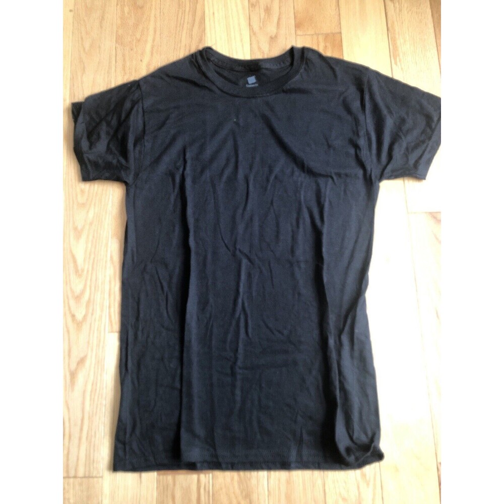 Hanes Comfort Fit T Shirt Size S/P Women's Super Soft Black